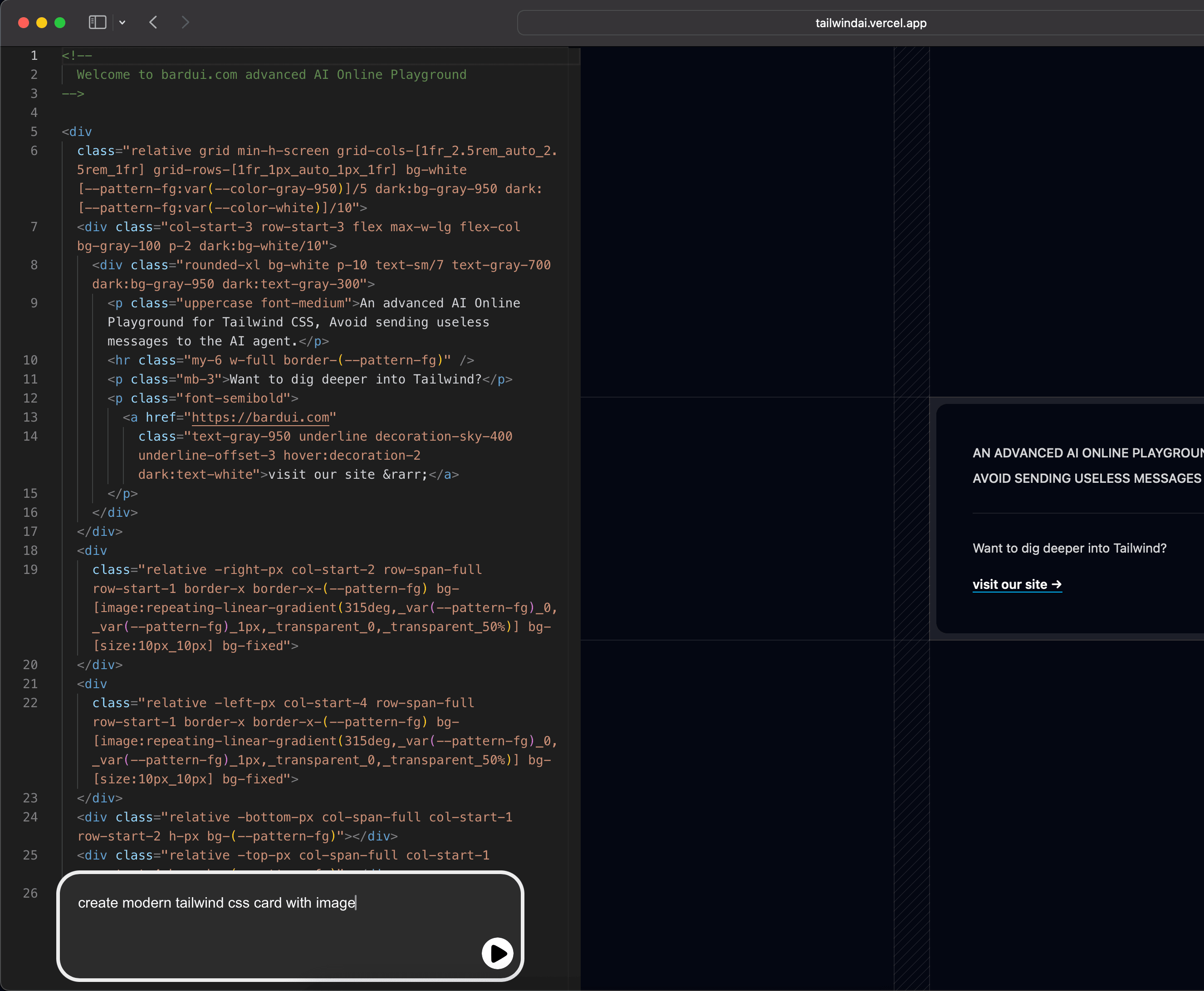 AI Prompt Playground